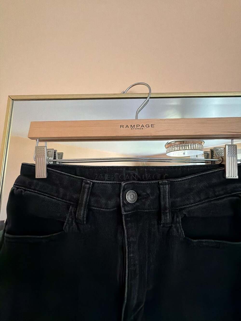 American Eagle 360 Ne(x)t Level Stretch High-Rise Black Jeans